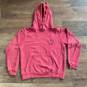 Youth large red ivory Ella hoodie. Used in good condition.